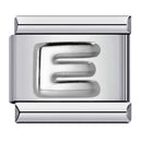 Raised Sliver Letter Charms