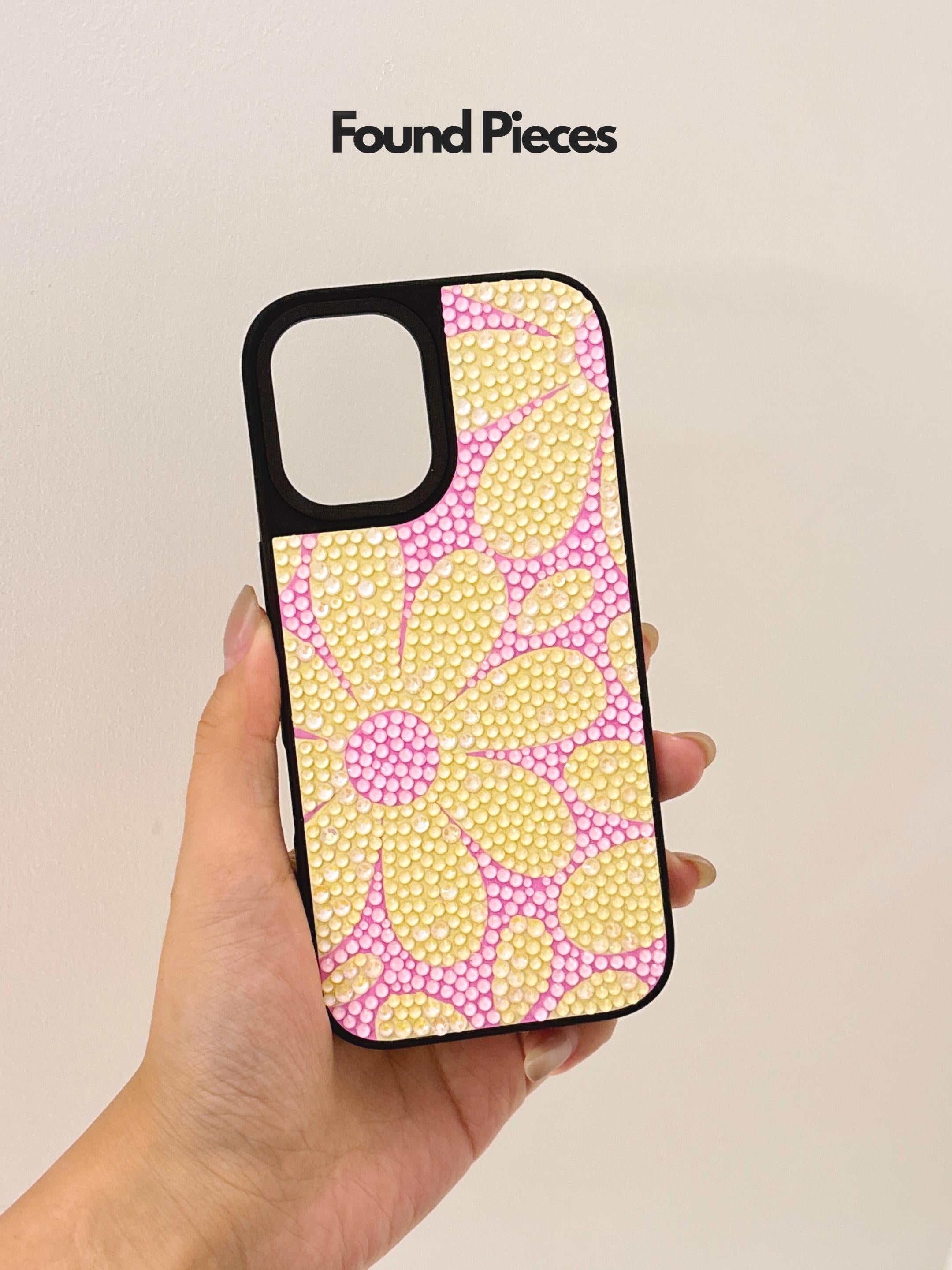 Crystal Yellow Flowers Case