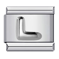 Raised Sliver Letter Charms