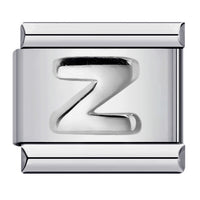 Raised Sliver Letter Charms