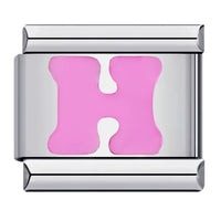 Pink Letter Charms