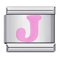 Pink Letter Charms