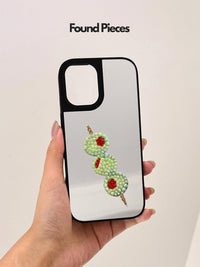 Bedazzled Olive Case (Mirror-Back)
