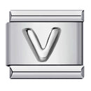 Raised Sliver Letter Charms