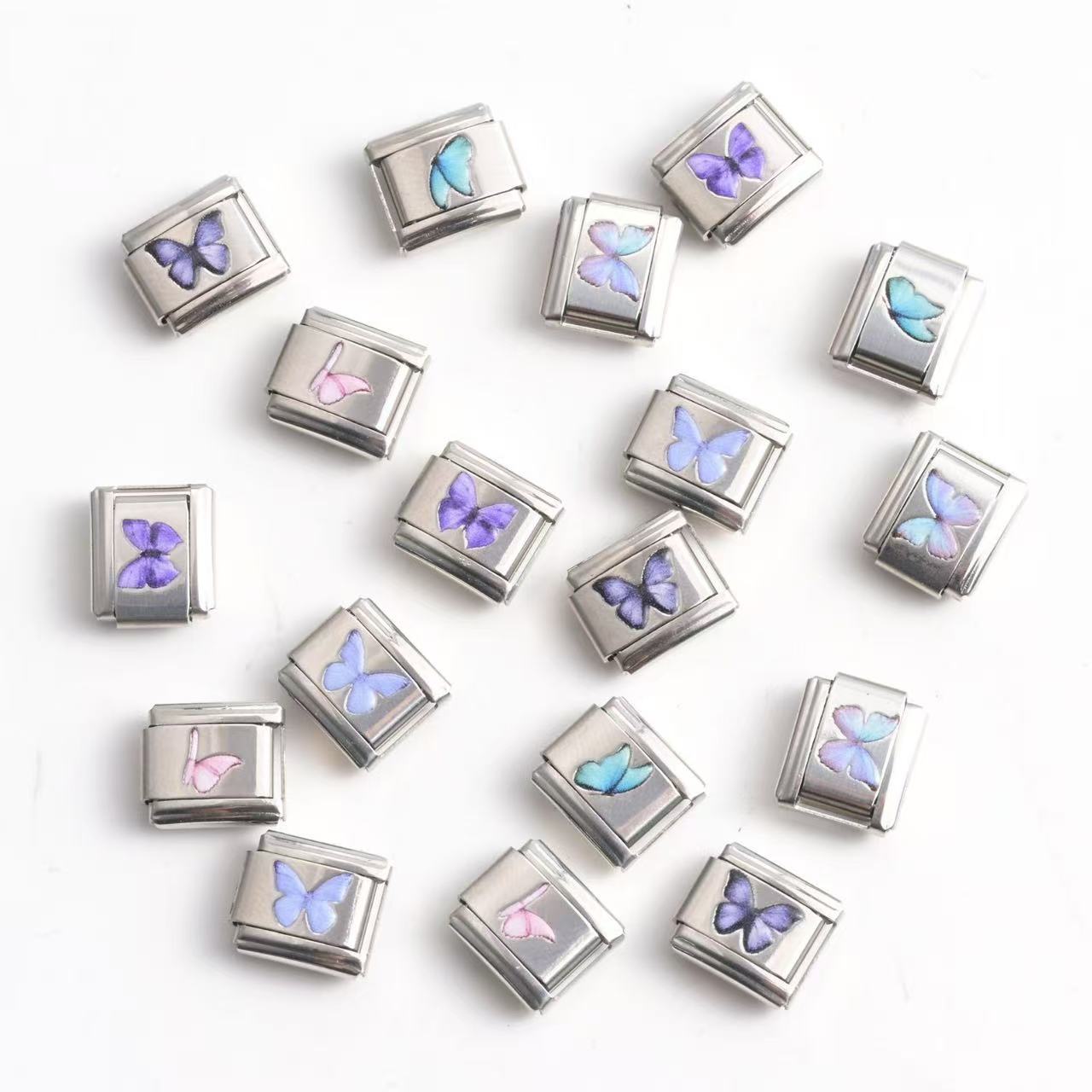 Butterfly Italian Charm Bracelet