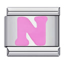 Pink Letter Charms