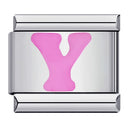 Pink Letter Charms