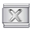 Raised Sliver Letter Charms