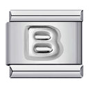 Raised Sliver Letter Charms