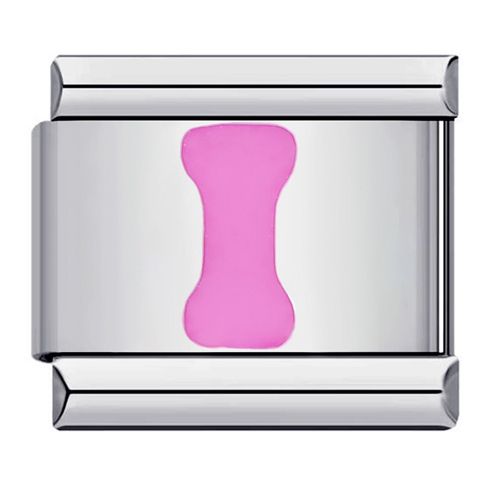 Pink Letter Charms