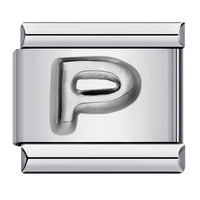 Raised Sliver Letter Charms