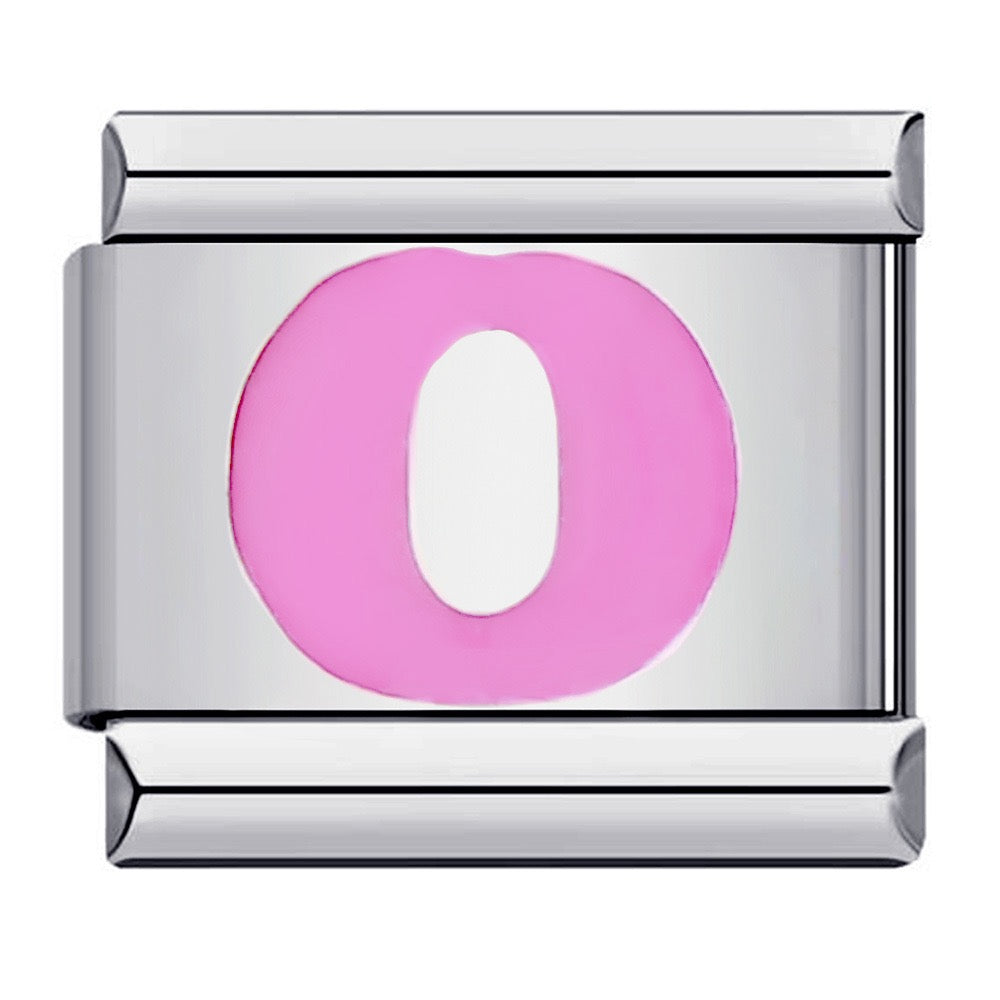 Pink Letter Charms