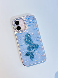 Bedazzled Blue Mermaid Case