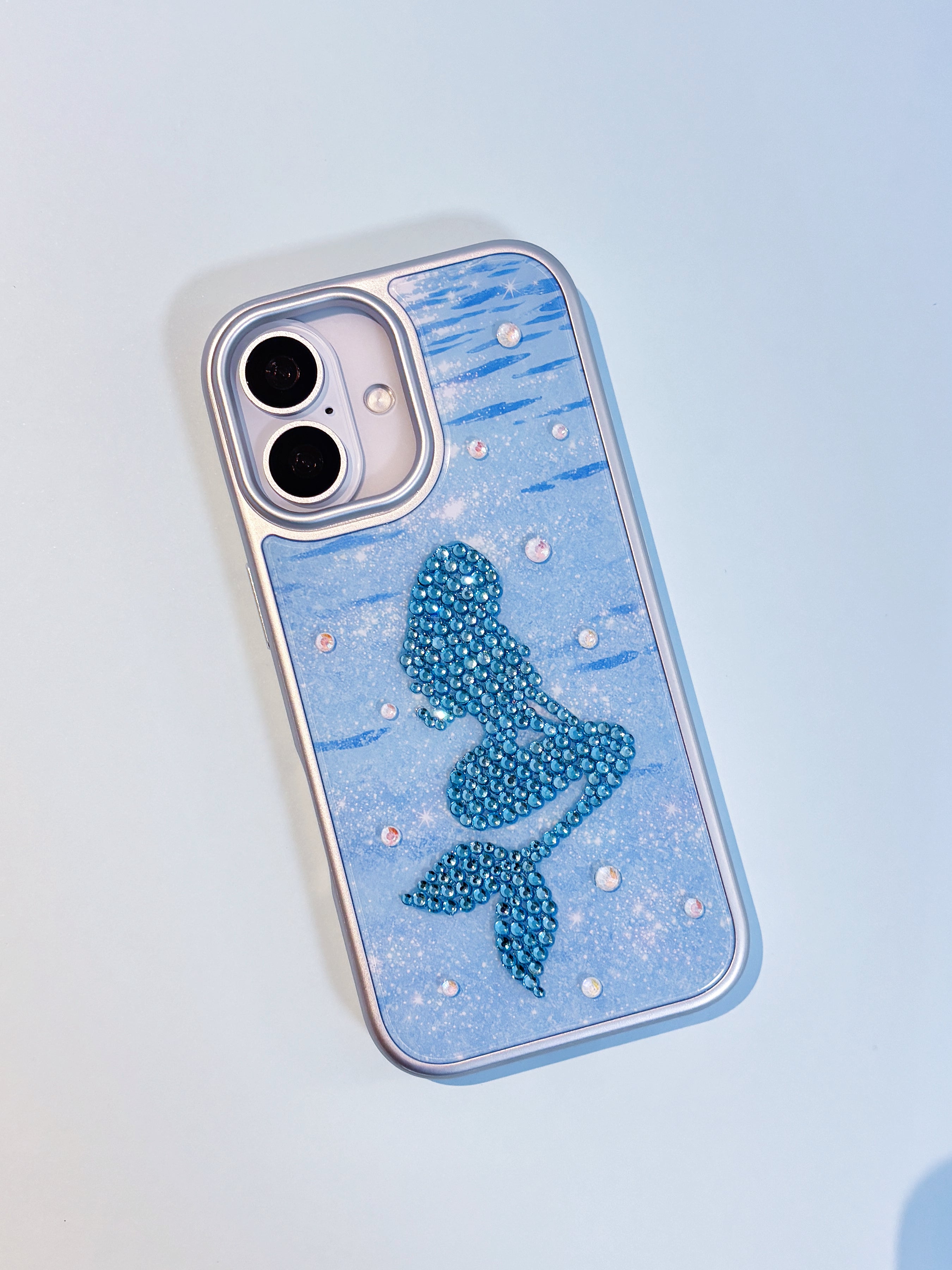 Bedazzled Blue Mermaid Case