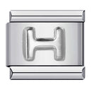 Raised Sliver Letter Charms