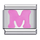 Pink Letter Charms
