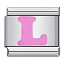 Pink Letter Charms