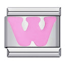 Pink Letter Charms