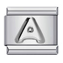 Raised Sliver Letter Charms