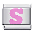 Pink Letter Charms