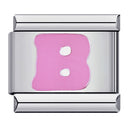 Pink Letter Charms