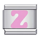 Pink Letter Charms