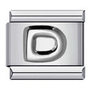 Raised Sliver Letter Charms
