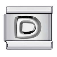 Raised Sliver Letter Charms