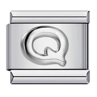 Raised Sliver Letter Charms