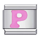 Pink Letter Charms