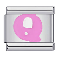 Pink Letter Charms